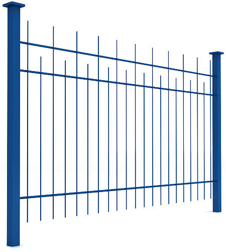 Забор из готовых заборных секции - быстро, красиво, недорого
